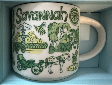 Starbucks City Mug 2022 Savannah Been There Mug