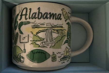 Starbucks City Mug 2023 Alabama Version 2 Been There Mug