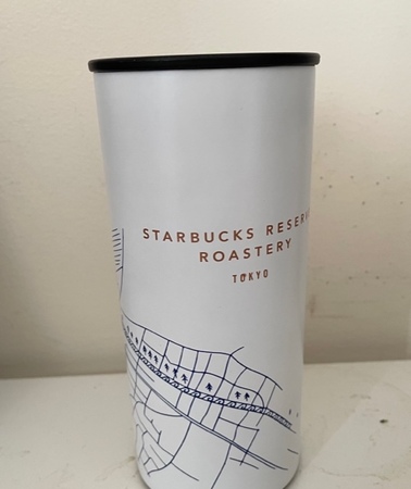 Starbucks City Mug 2022 10 oz. Tokyo Reserve Roastery White Map Tumbler