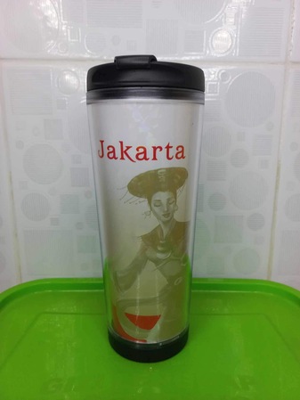 Starbucks City Mug Jakarta Indonesian Dancer Tumbler