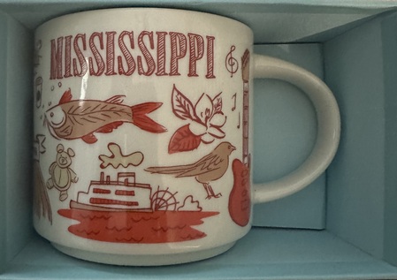 Starbucks City Mug 2023 Mississippi Version 3 Been There Mug