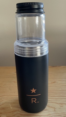 Starbucks City Mug 2021 473 ml. Black Reserve Stainless Separate Bottle